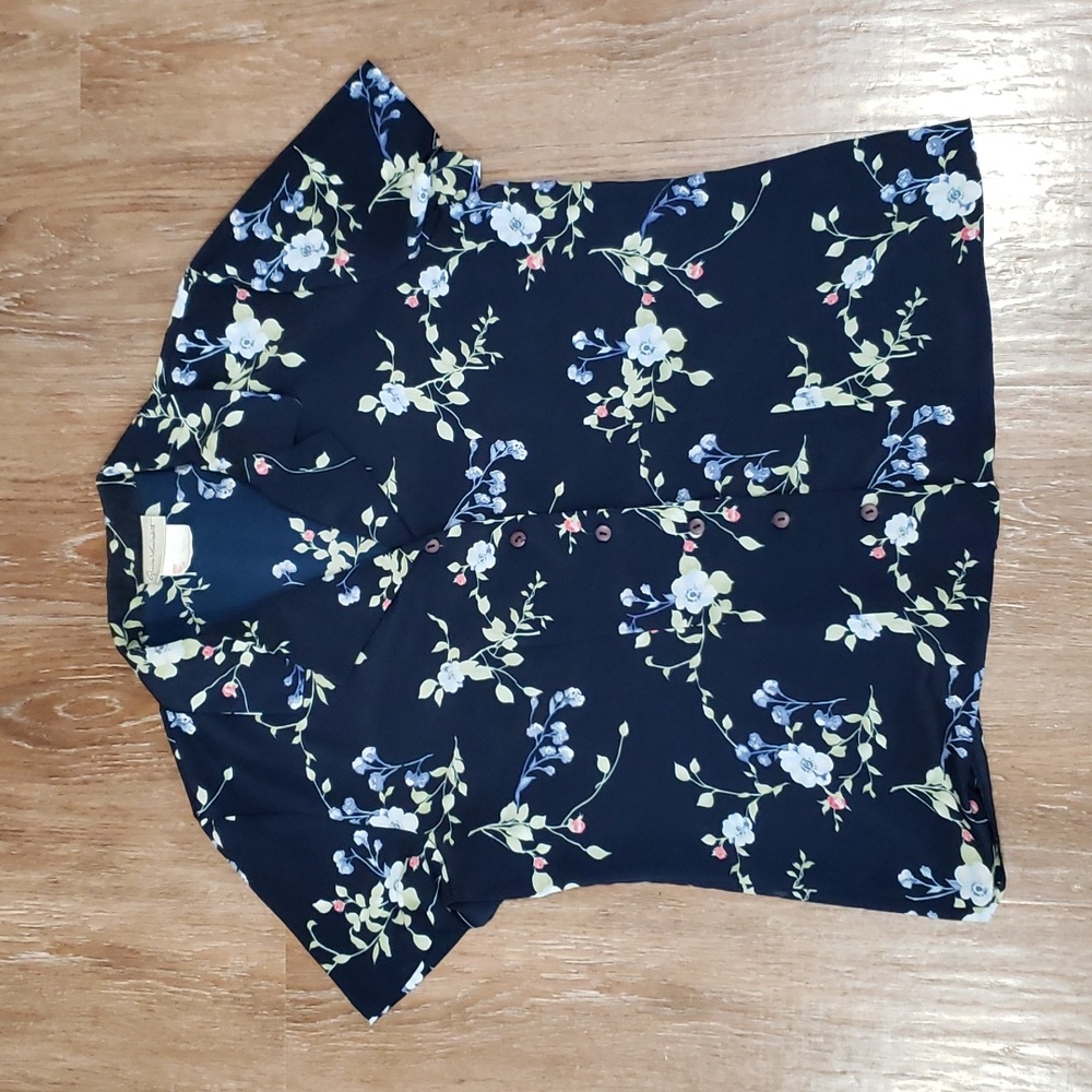 (16) Gloria Vanderbilt Floral Office Workwear Professional Sophisticated